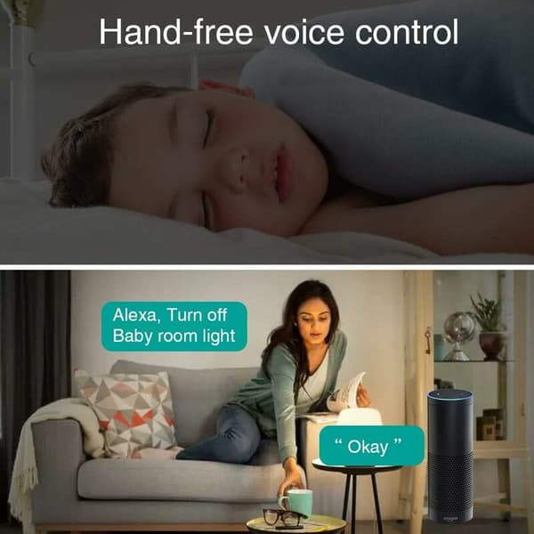 WiFi Smart Switch Intelligent Universal Wireless Remote Control Voice Control with Timer DIY Switch 2.4G WiFi Remote Switches Compatible with Alexa,