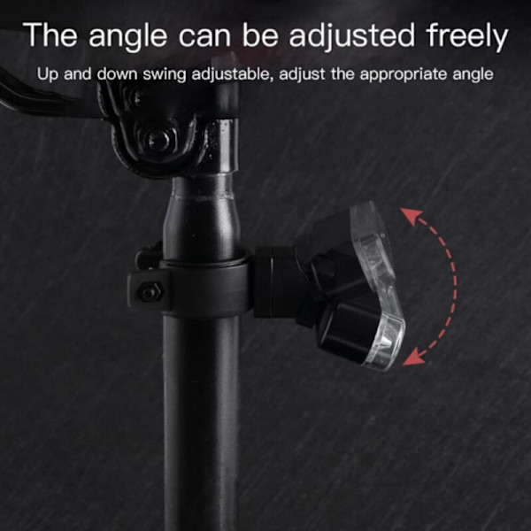 Smart cykel farverig LED baglygte trompet forlygte cross cykel cykellygter natkørsel USB opladning baglygte