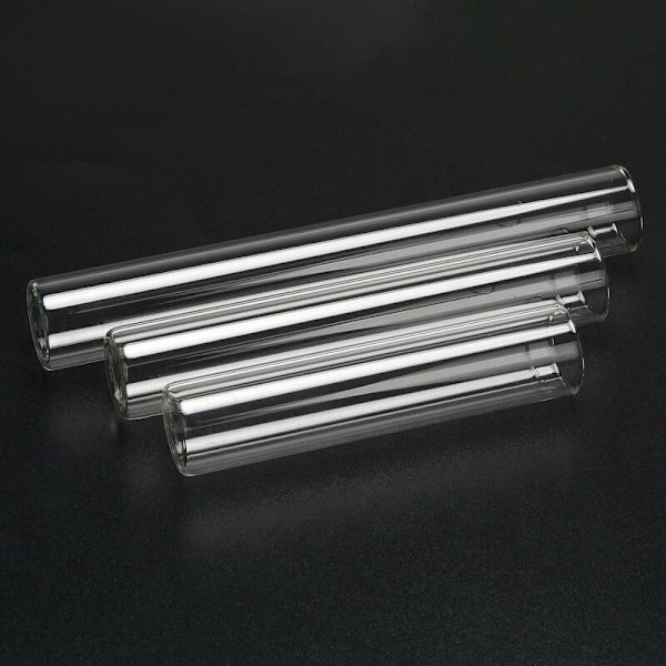 Blomster Vase Glasrør Træ Klart Glas Blomsterpotte til Hydroponiske Planter Reagensglasbeholder Trekantet Base Borddekoration