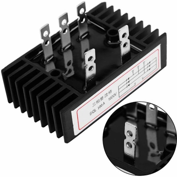 SQL100A 1600V Diode Bridge Trefaset AC Diode Bridge Ensretter til Switching Strøm