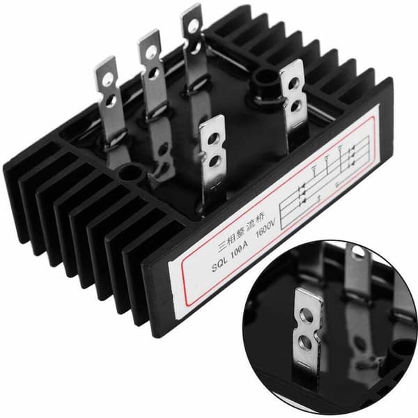 SQL100A 1600V Diode Bridge Trefaset AC Diode Bridge Likriktare för Växlande Ström