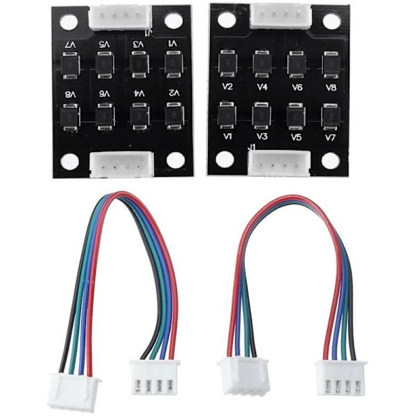 MK8 Fuldstændig Metal Strip Extruder + Smoother + PTFE Rør + Fjeder + Silikon Dæk Tilbehørssæt til 3D Printer