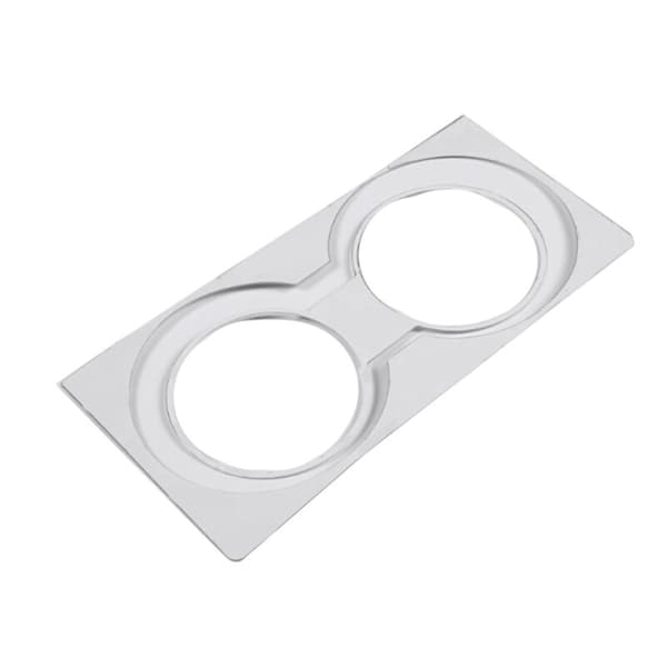 Senterdeksel for koppholder i aluminiumlegering for 2007-2013, sølv