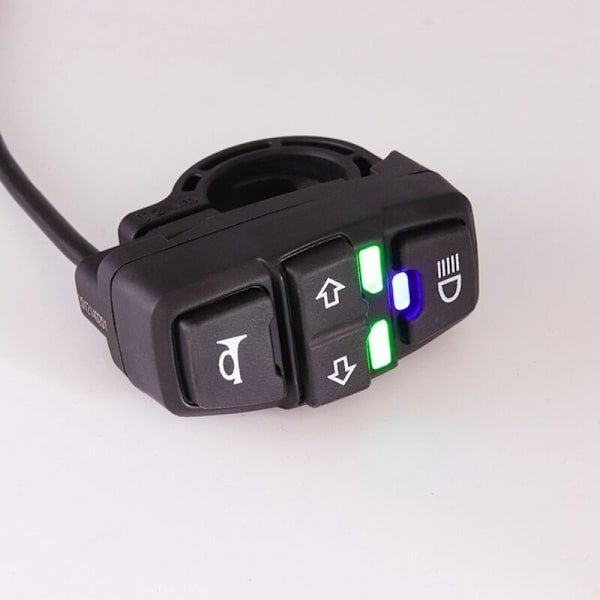 Ebike+ Lysbryter og roterende lysbryter Intelligent elektrisk sykkel DIY-tilbehør, 36V