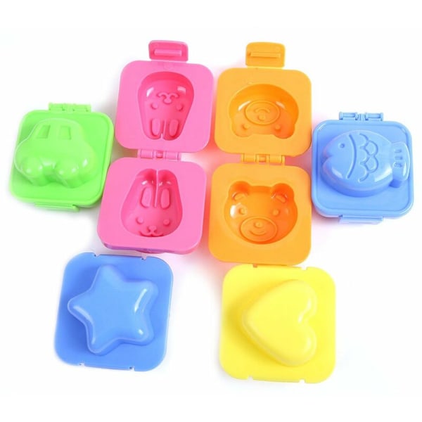 6 stk Eggformer DIY Sushiformer Dekorformer Sandwichformer