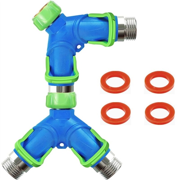 2 stk. Have Splitter - 2 Vejs Have Splitter, Y Have Splitter Connector Udendørs Have Splitter