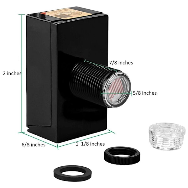 Automatisk fotoelektrisk sensor fra skumring til daggry, egnet til de fleste udendørs hardwired-lamper