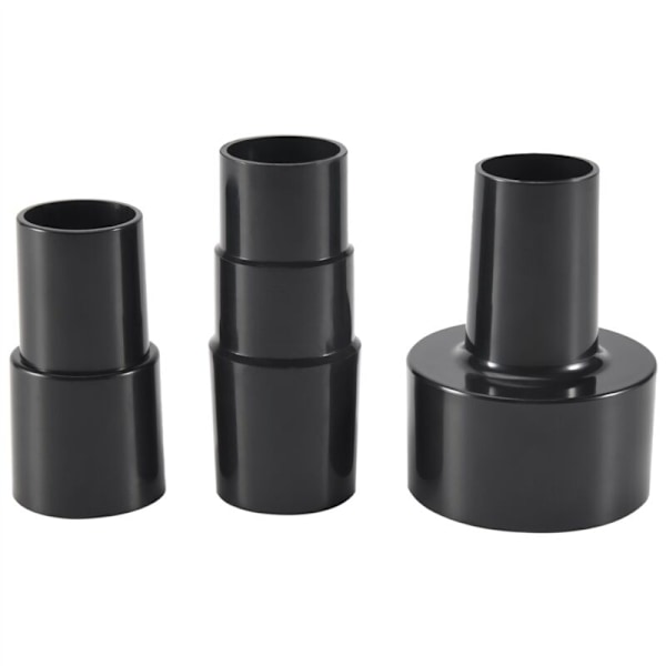 3-pack Universal Dammsugarmunstycke Adapter Våt- och Torrdammsugare Konverterare Reducerare Tillbehör för Dammsugare