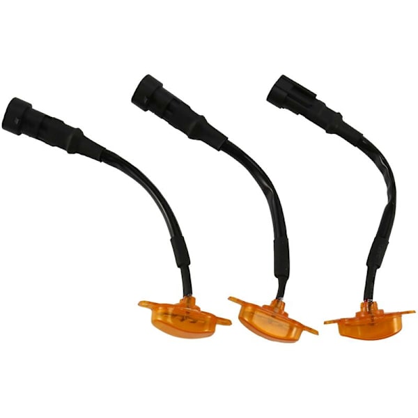 3 stk. LED Grill Kørelys, Forlygte Kofanger Grill LED Lys Til 2004-2014 & 2014-op /f250 (gr
