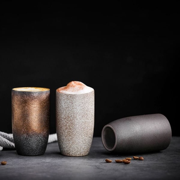 230ML Japansk stil tekopp håndmalt keramisk steintøy kopp kjøkken drikkeware C