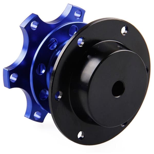 Universal Racing Adapter Hurtigudløser Hub til Bil Rat Sæt Boss Break Blå