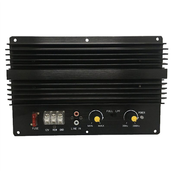 PA-80D 12V Universal 1000W Förstärkarkort Mono Biljudsförstärkare Kraftfulla Bas Subwoofers Förstärkare