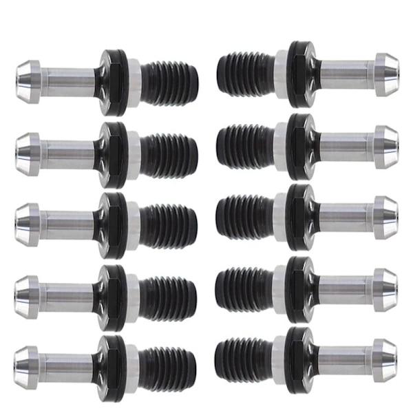 10 st BT40 Stud Retention Button 90 graders dragning, 0,589 tum ersättning för KiaMori Seiki