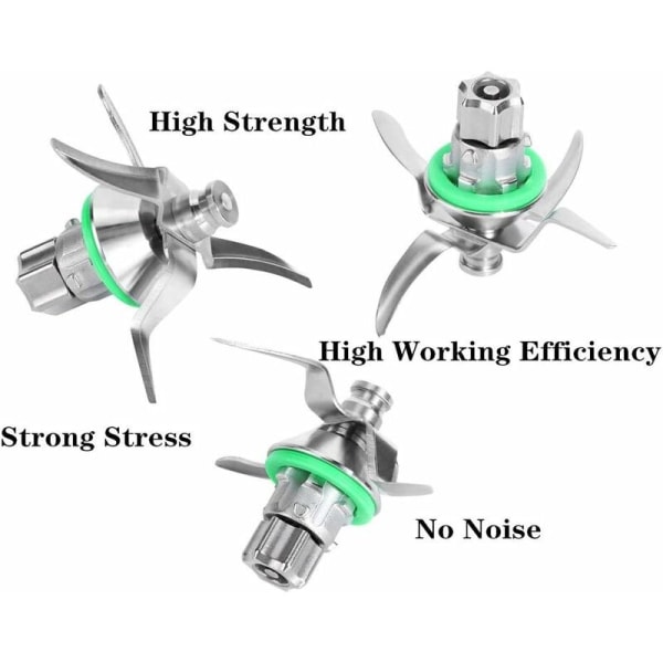Blenderkniv til Vorwerk Thermomix TM5, fødevarekvalitet rustfrit stål køkkenkniv blenderkniv udskiftning, ingen støj, høj belastning