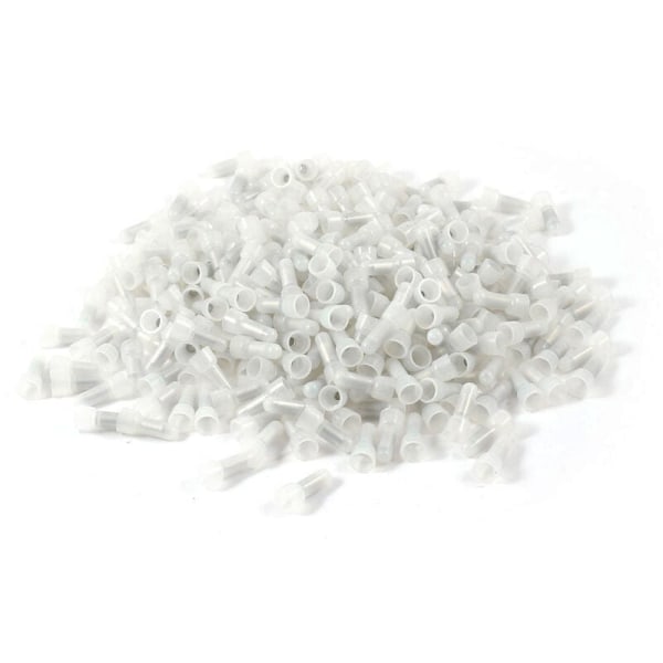 300 stk. -1 forbindelsesterminal lukket ende ledningsforbindelser 22-18 gauge crimp caps - hvid