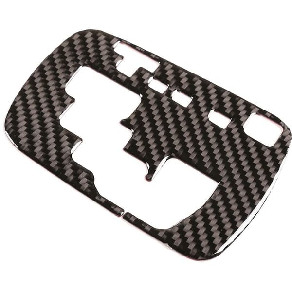 For 2015-2021 Fiber Car Gear Shift Panel Trim Car Interior Styling