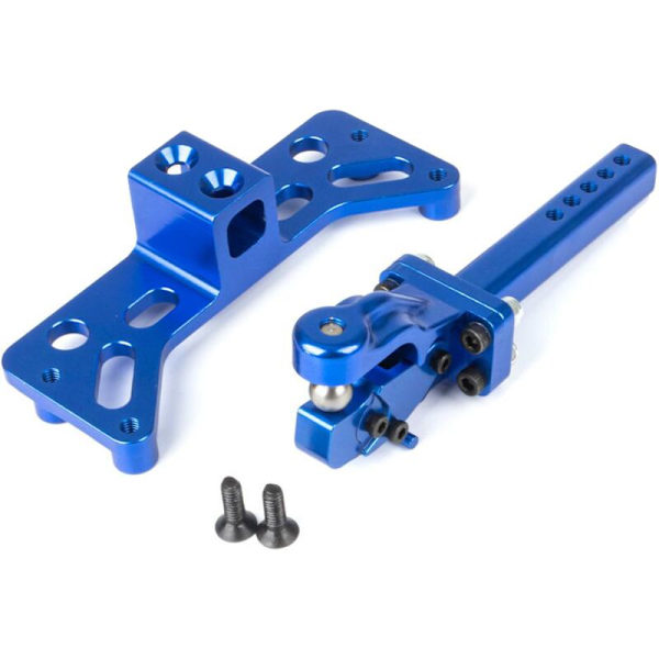 Justerbar Tilhengerfeste i Metall, Klatrende Bilmodell, Biltilbehør Kompatibelt for 1/6 Scx6 Rc Trx6, Blå