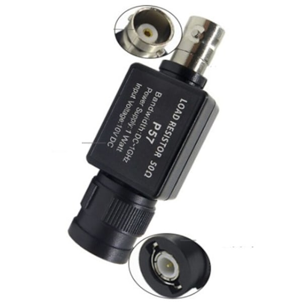 P57 Q9 Adapter 50Ohm Gennem Terminator BNC Sædekontakt 50KY Enhedsbelastningsmodstand 50Ω DC-1GHz