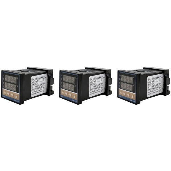 3X Multippel inngang digital temperaturregulator -C100 Profesjonell alarm 0℃ -1300℃ for elektrisk kraft kjemisk industri