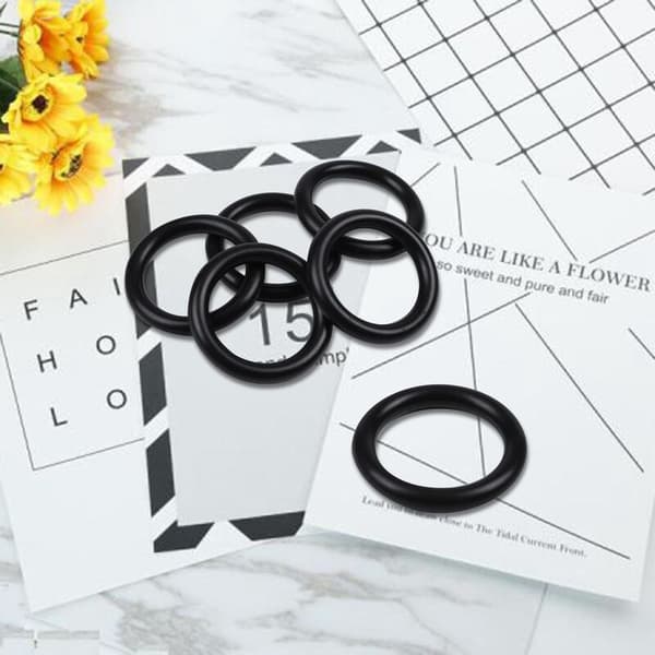 5 stk. 35 mm x 5 mm gummi O-ring O-ring sort
