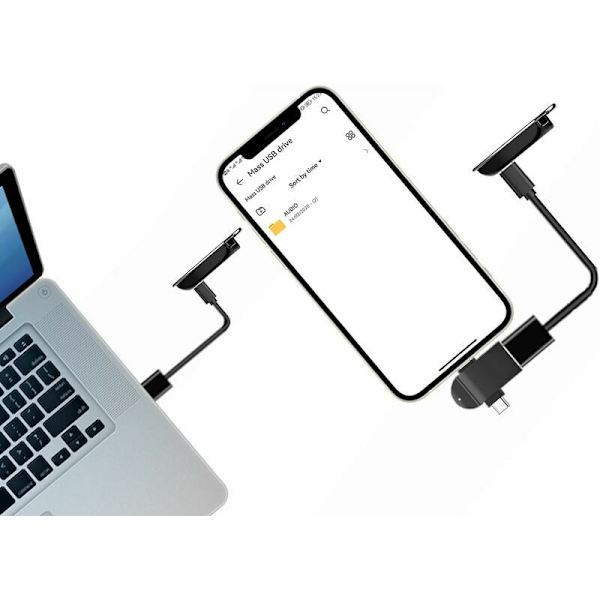 Mini diktafon halsband, spioninspelare, digital spionröstinspelare
