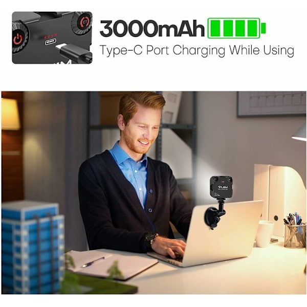 Videokonferansebelysning for fjernarbeid, MacBook, Videokonferansebelysning, Laptopbelysning for videokonferanser, Zoom-samtaler, Auto-Broadcas