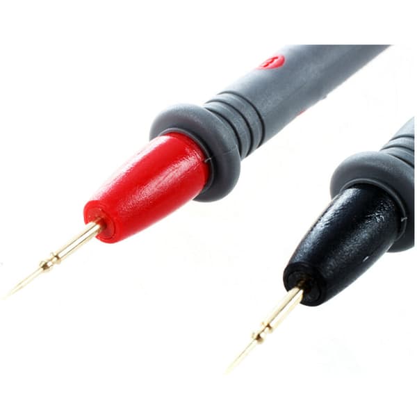 1 par digitalt multimeter 1000V 20A Universal testledning kabel probe rød + sort