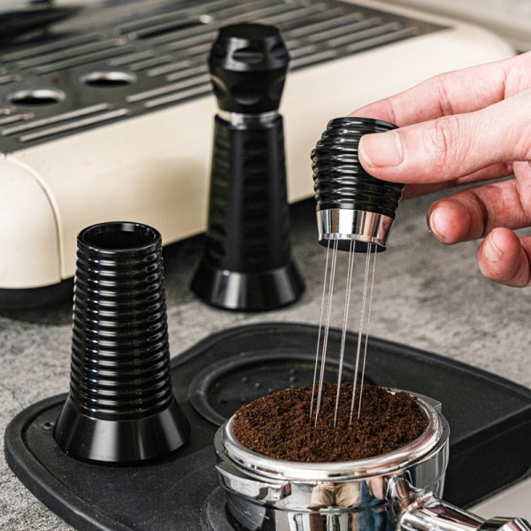 Kaffepulver nål tyg pulver enhet med bas kaffepulver agglomeration omrörning lös pulver nål