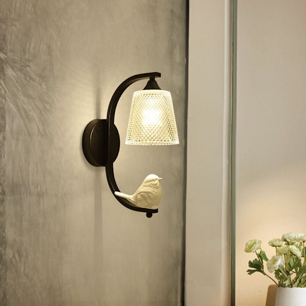LED Vägglampa Djur Fåglar Vägglampa Modern Design Fågellampa Sänglampa Väggbelysning Nordisk Fågel Nattlampa Dekolampa för Sängtid Vardagsrum