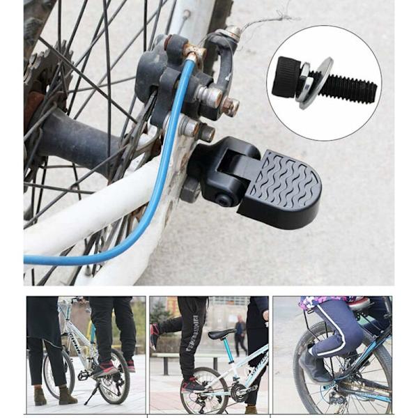 1 Pari MTB-polkupyörän takapoljinta taittuvat jalkatuet polkupyörän jalkatuet polkupyörän lisävarusteet-