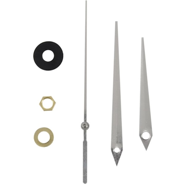 3X DIY Klockmekanism med Hög Vridmoment, Max Urtavla Tjocklek 8mm, Total Axel Längd 20mm (Vit)