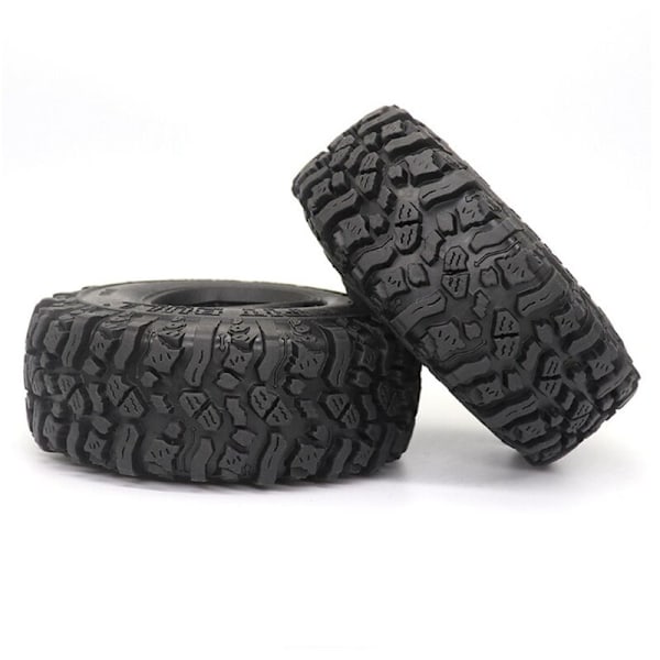 4 stk 120MM 1.9 Gummi Stein Dekk Hjul Dekk for 1/10 RC Crawler Axial SCX10 90046 AXI03007 TRX4 D90