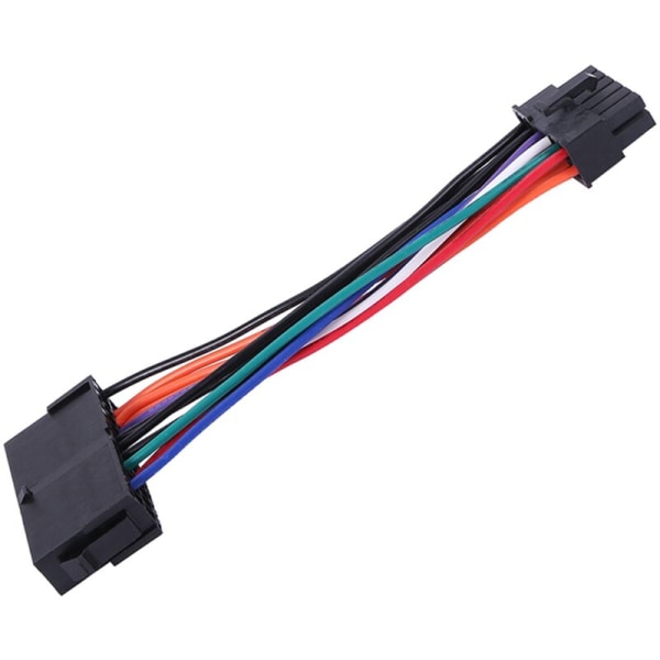 PSU ATX 24-polig till 12-polig hane adapterkabel 18AWG för Q87H3-AM Q87H3 AM Q87 moderkort