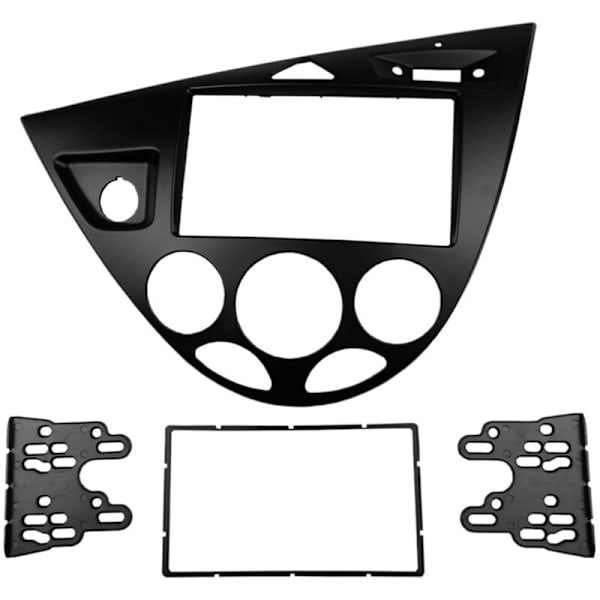 2 Din Radio Fascia for Focus / Fiesta Stereo Panel Trim Kit Face Frame LHD Refitting Installation