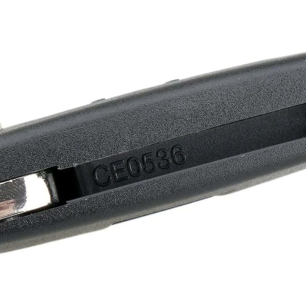 01a Passer til Citroen C3 Udskiftning 2 Knapper Fjernbetjening Nøgleskal Etui Ce0536 Va2 Sort