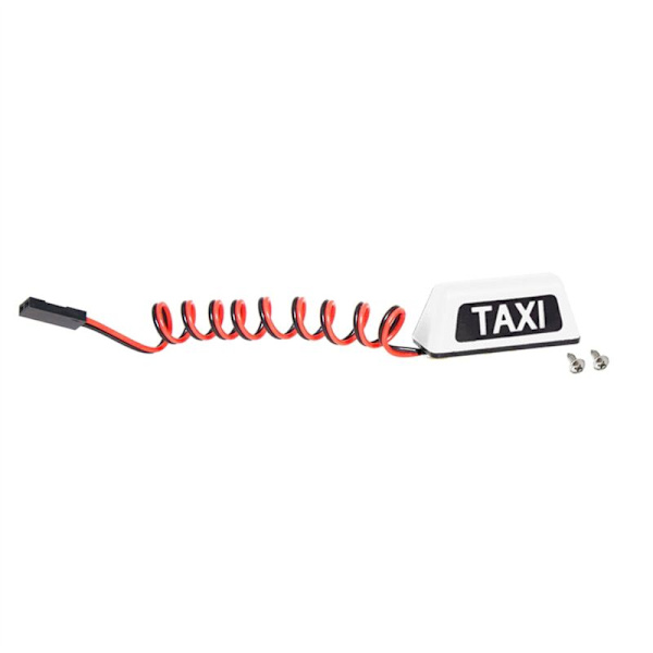 Universell TAXI-biltakslampa för RC 1/10 RV 1/8 Off-Road Climbing Vehicle DIY Retrofit R160 Vit