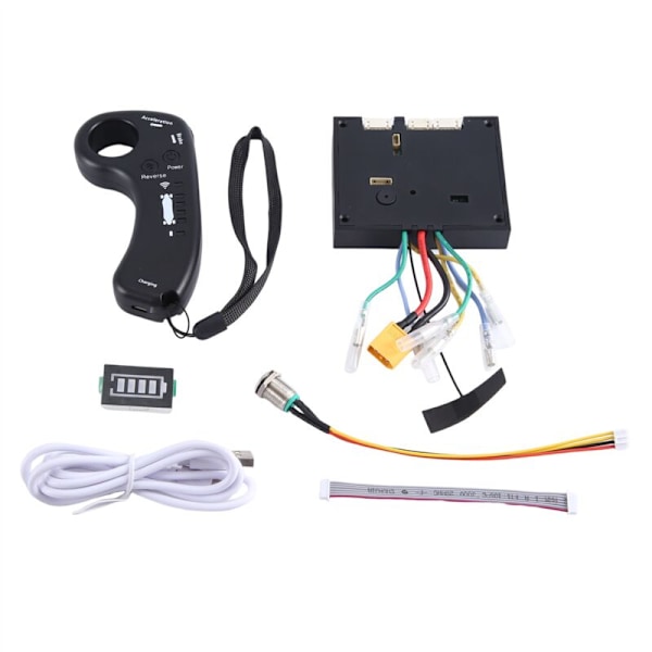 Dual Drive Electric Skateboard Hub Motor Kits ESC and Remote Electric Skateboard Longboard Control Board (Control B)