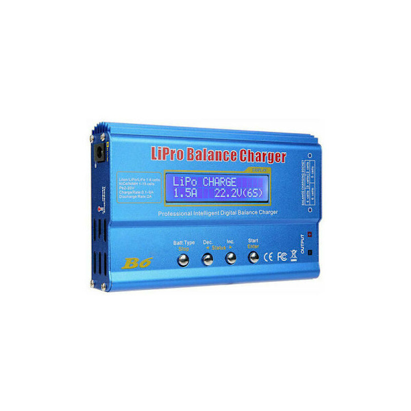 - Helt ny iMAX B6 Digital LCD RC Lipo NiMh Batteri Balanceoplader