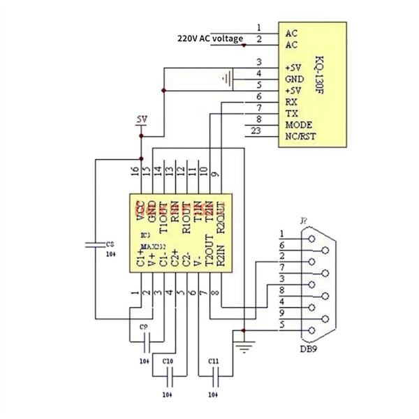 KQ-130F Inline Powerline-modul / Inga externa komponenter krävs