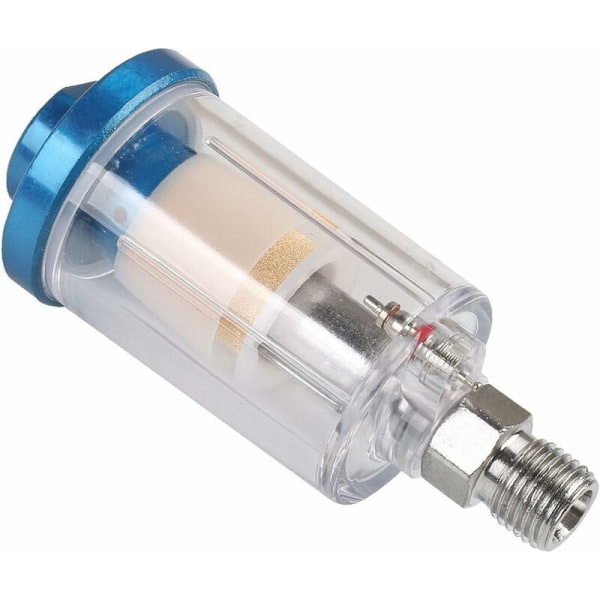Trykkluftvannseparator 1/4", miniluftfilterseparator for malingssprøytekompressor og annet pneumatisk verktøy (A)