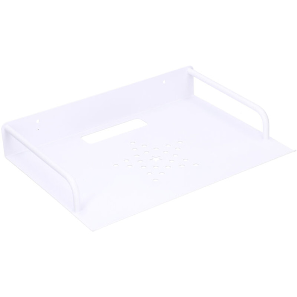 Hylla, Routerfäste rymd aluminium väggmonterad WiFi-router TV-box DVD-projektor hög belastning routerfäste