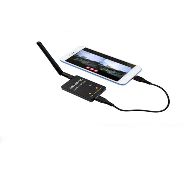 Skydroid UVC Single Control Mini FPV-modtager OTG 5.8G 150CH-kanal video- og lyd-downlink-transmission til Android