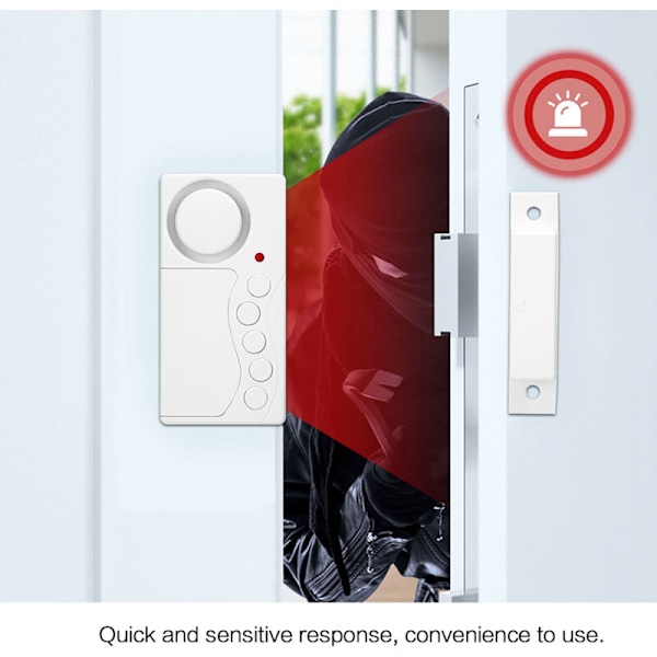 Hemma Fönster Dörr Inbrottslarm System Magnetisk Sensor -