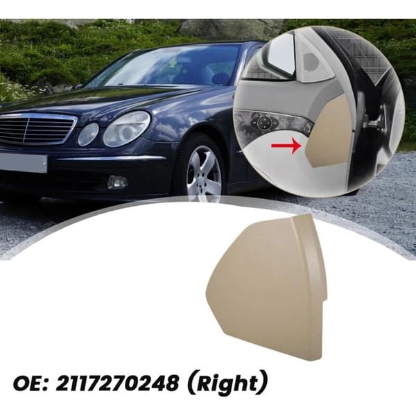 Höger dörrplastkåpa trim skal A2117270248 för E-klass W211 E320 E350 E500 E550 2003-2009 LHD