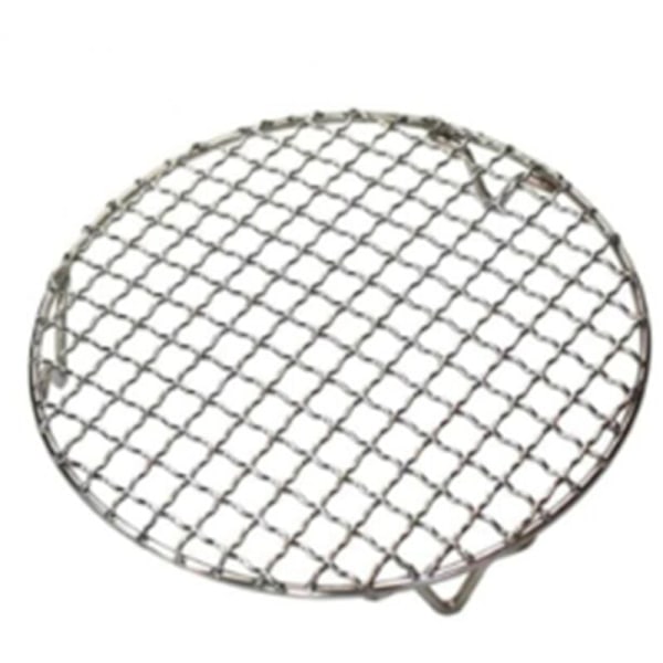 Non-Stick Grill med ben - Rund grill - Grilltilbehør - Rustfrit stål - Grillnet - Grillmåtte
