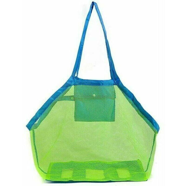 Mesh-taske til sandlegetøj Strandtaske Mesh Opbevaringstaske (Størrelse 1, 45×45cm)-Fei Yu