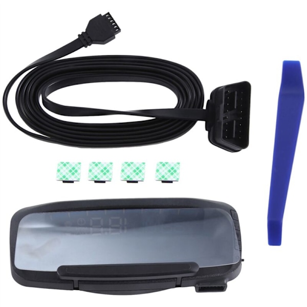 Universal Car HUD Head Up Display OBD2 GPS Speedometer Odometer Som Visas