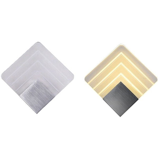Moderne LED væglampe til badeværelse soveværelse væg 6W væglampe hvid indendørs belysning lampe LED væglampe indendørs belysning sort