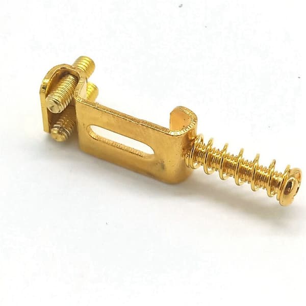 24 Code Chain Pull Roller Bridge Electric Guitar Saddle til Tilbehør Guld
