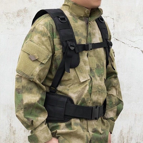 Molle-rintakeharniska, lisävarusteet, liivit, valjaat, pehmustettu vyö, ulkoiluvälineet